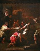 Luca Giordano A miracle by Saint Benedict USA oil painting artist